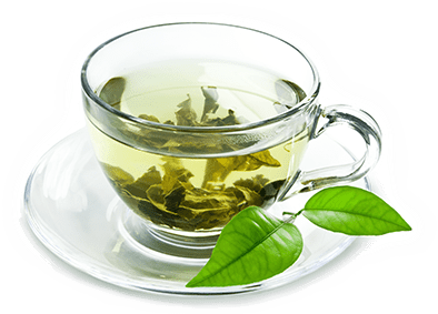 Zielona herbata zaparzona w filiżance | Lipiforma
